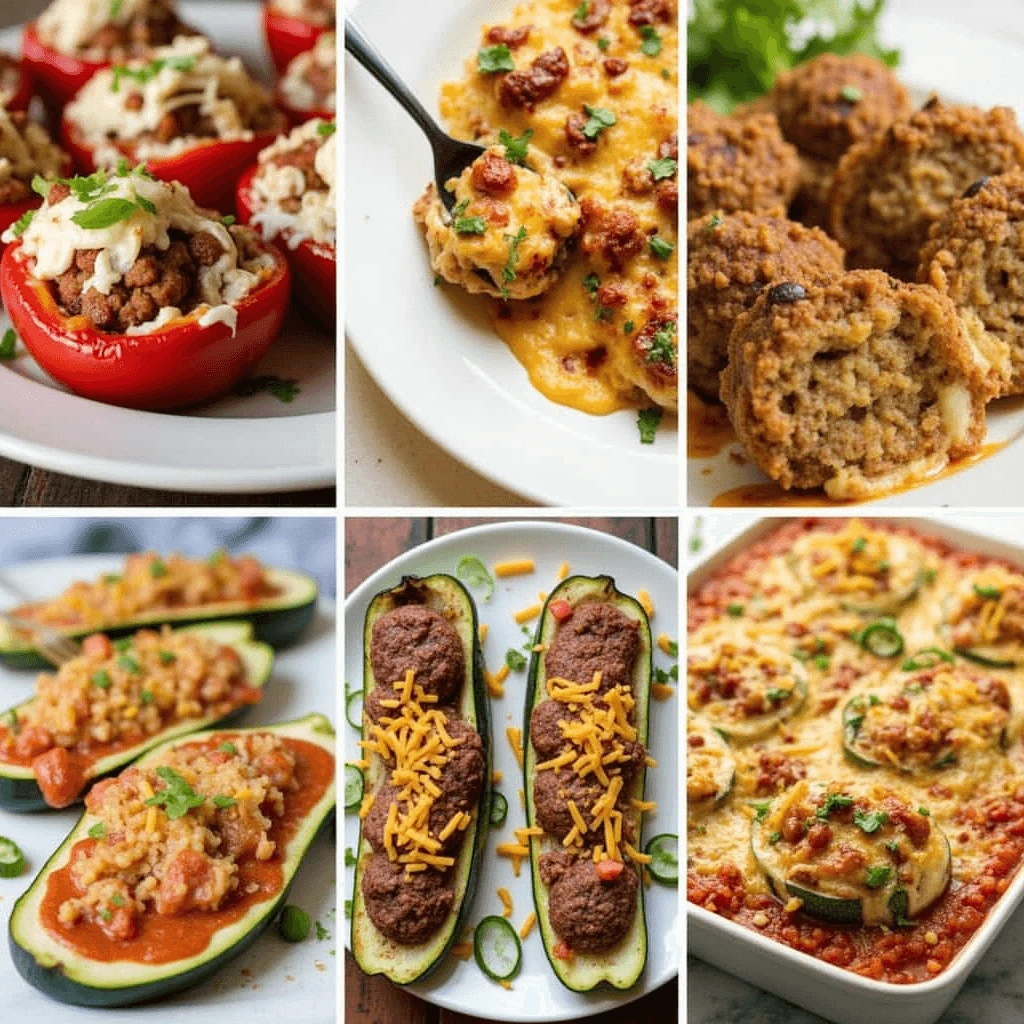 Stuffed and Baked Hamburger Meat Recipes