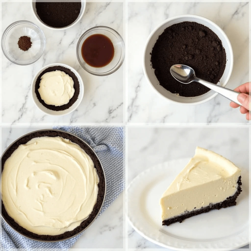 Step-by-Step Oreo Cheesecake Preparation